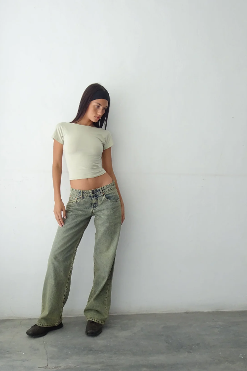 Sophia | Trendy Low Rise Straight-Leg Jeans for Women