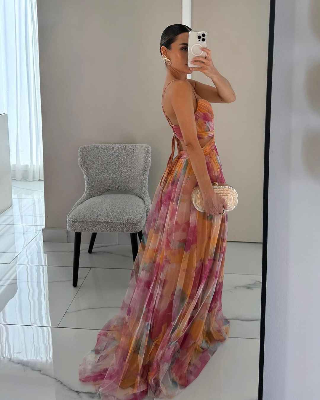 Madeline | Floral Maxi Dress for Effortless Elegance