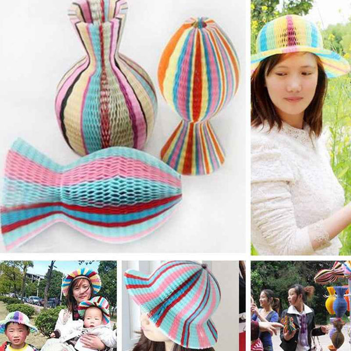 Magic Vase Hat Wholesale Ever-Changing Paper Hat Sun Hat Tourist Attraction
