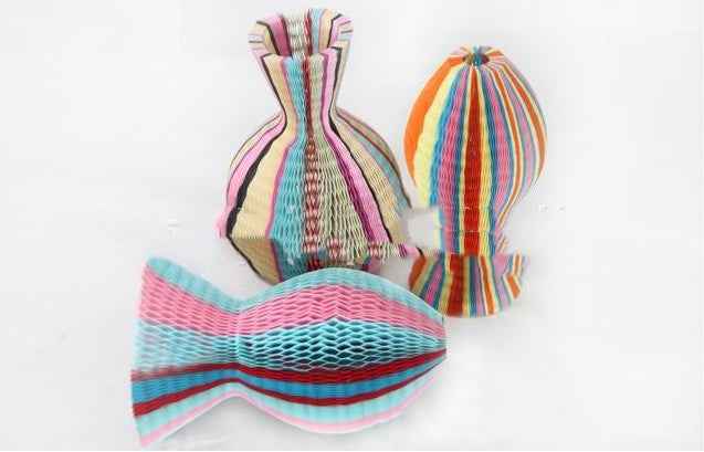 Magic Vase Hat Wholesale Ever-Changing Paper Hat Sun Hat Tourist Attraction Color