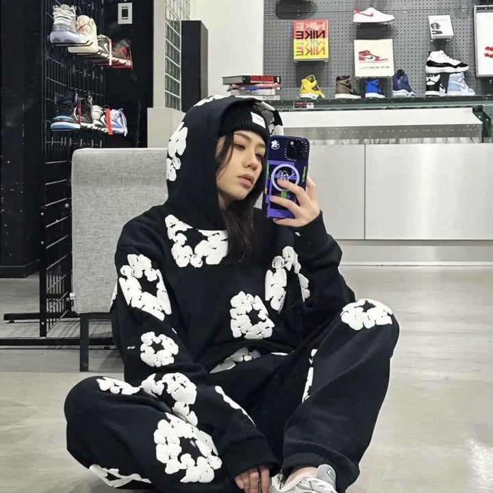 Aiden | Unisex Printed Tracksuit Set – Stylish Hoodie & Sweatpants