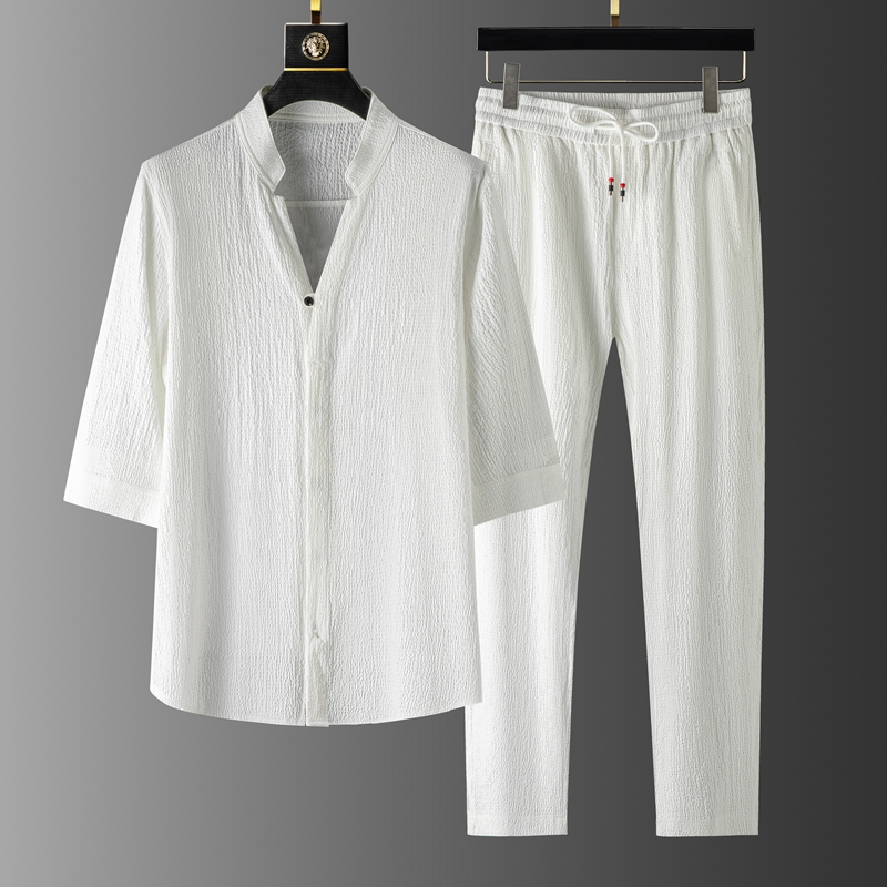 Yūgen Premium Linen Bedding Set White