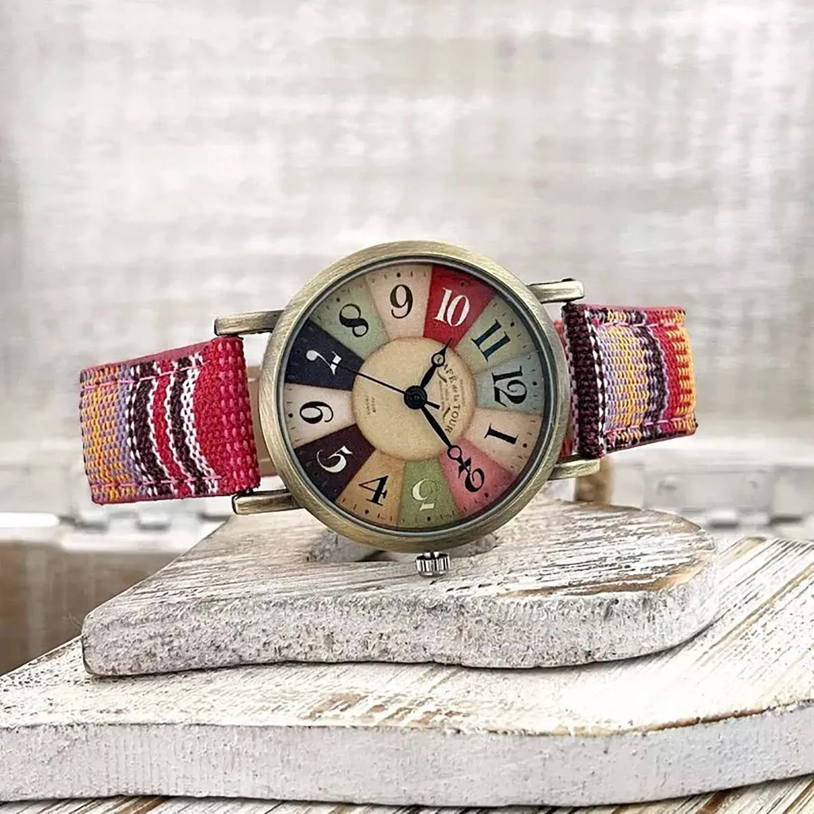 Classic Mosaic Timepiece Autumn Glow