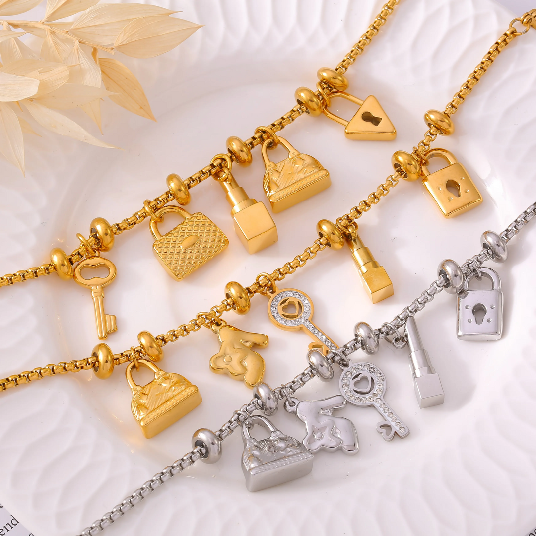Elegant Charm Bracelet for Personalization