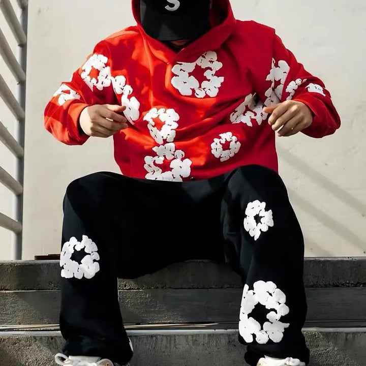 Aiden | Unisex Printed Tracksuit Set – Stylish Hoodie & Sweatpants