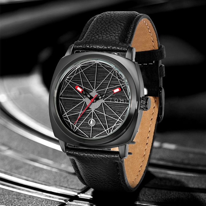 Stylish Prism Quartz Timepiece