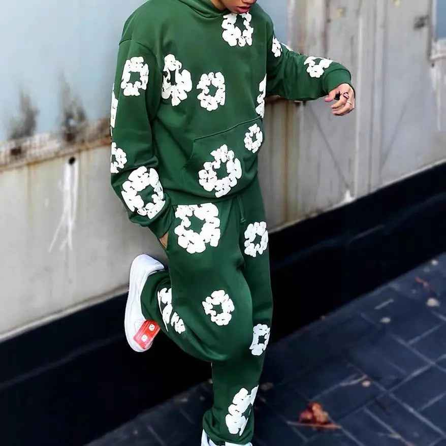 Aiden | Unisex Printed Tracksuit Set – Stylish Hoodie & Sweatpants