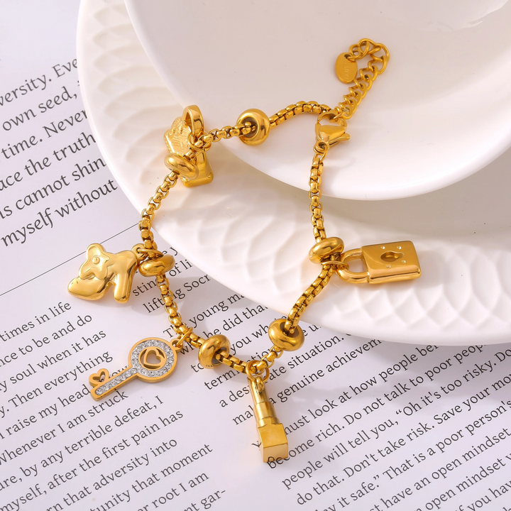 Elegant Charm Bracelet for Personalization