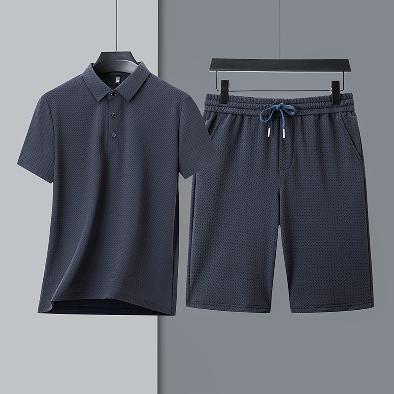 Premium Wimbledon Polo Set Navy