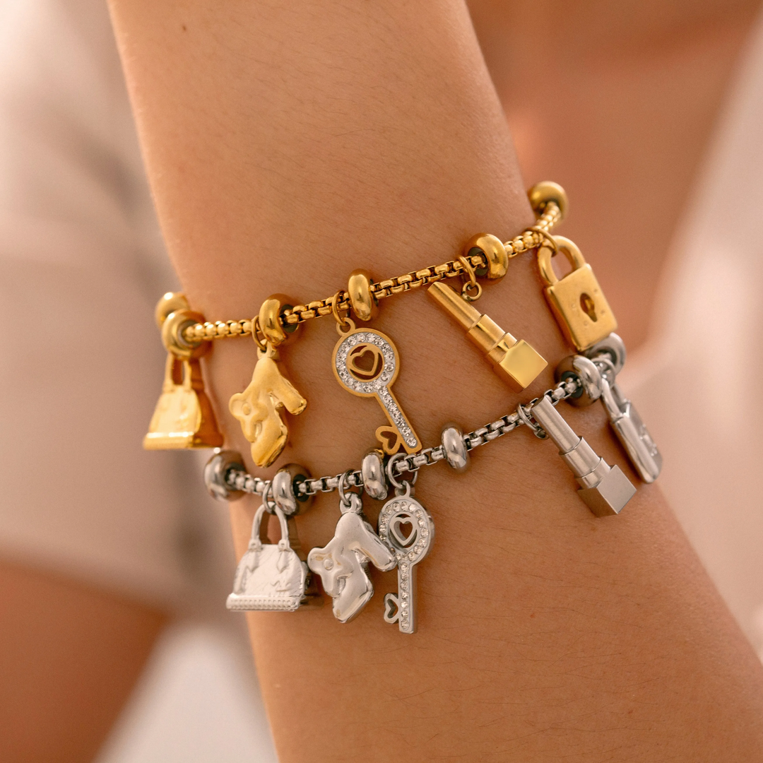 Elegant Charm Bracelet for Personalization