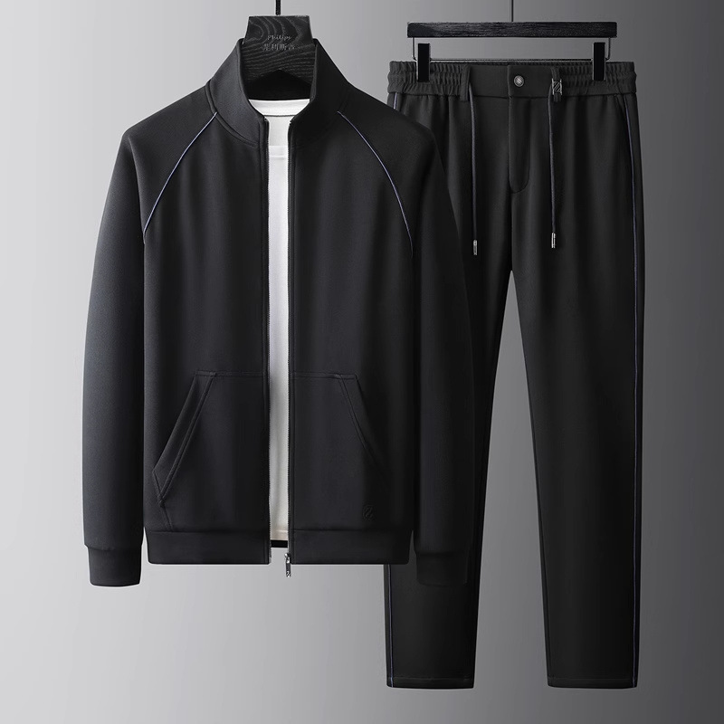 Premium Tracksuit Set for Everyday Use Black