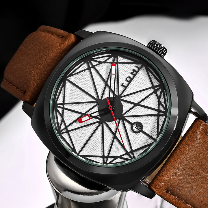 Stylish Prism Quartz Timepiece