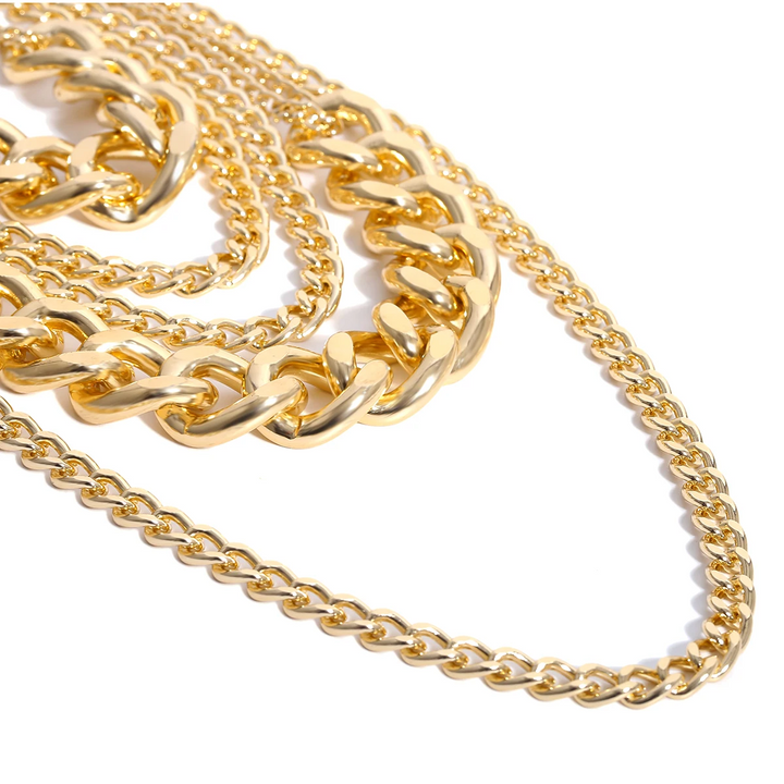 Elegant Layered Cascade Necklace