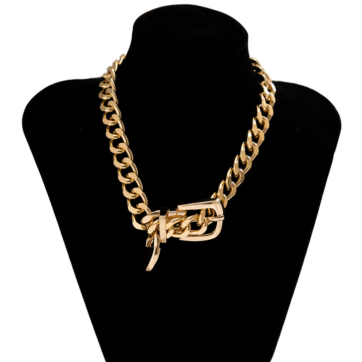 Elegant Radiance Chain Drop Necklace