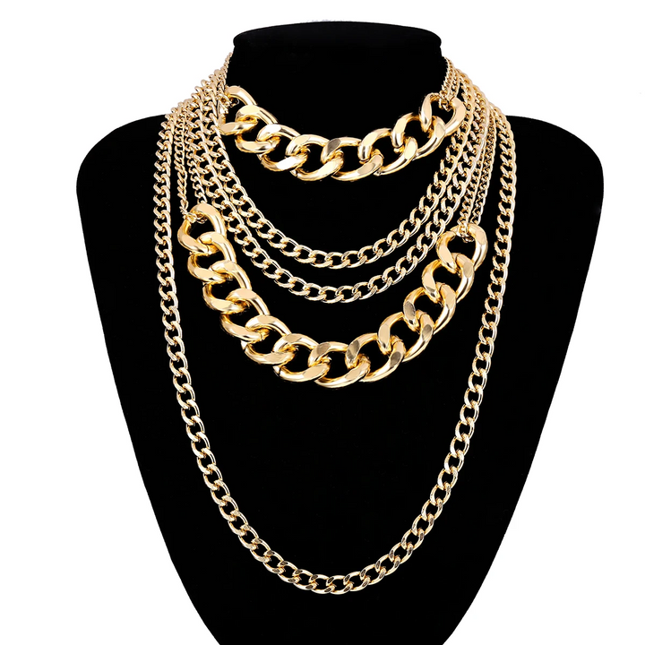 Elegant Layered Cascade Necklace