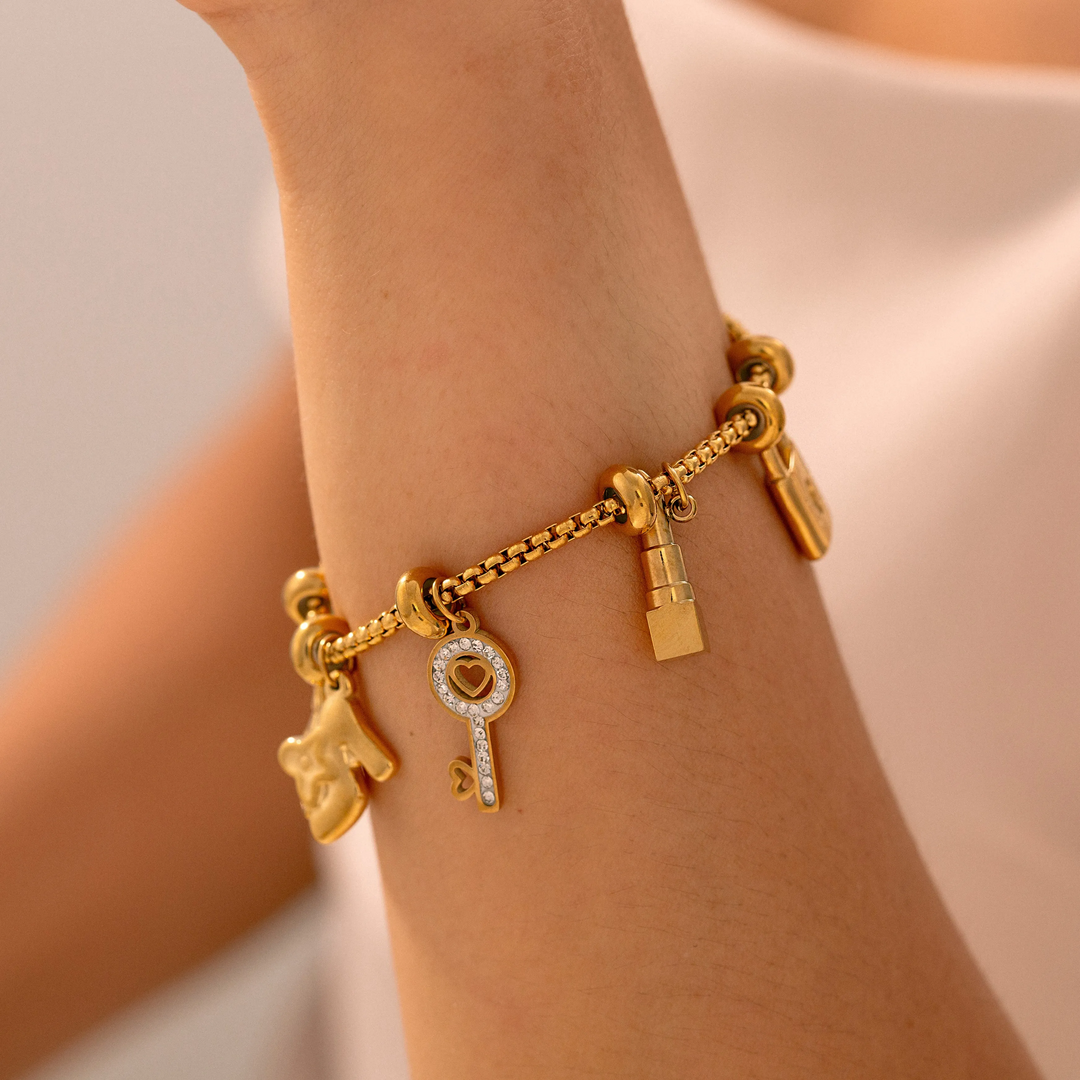 Elegant Charm Bracelet for Personalization