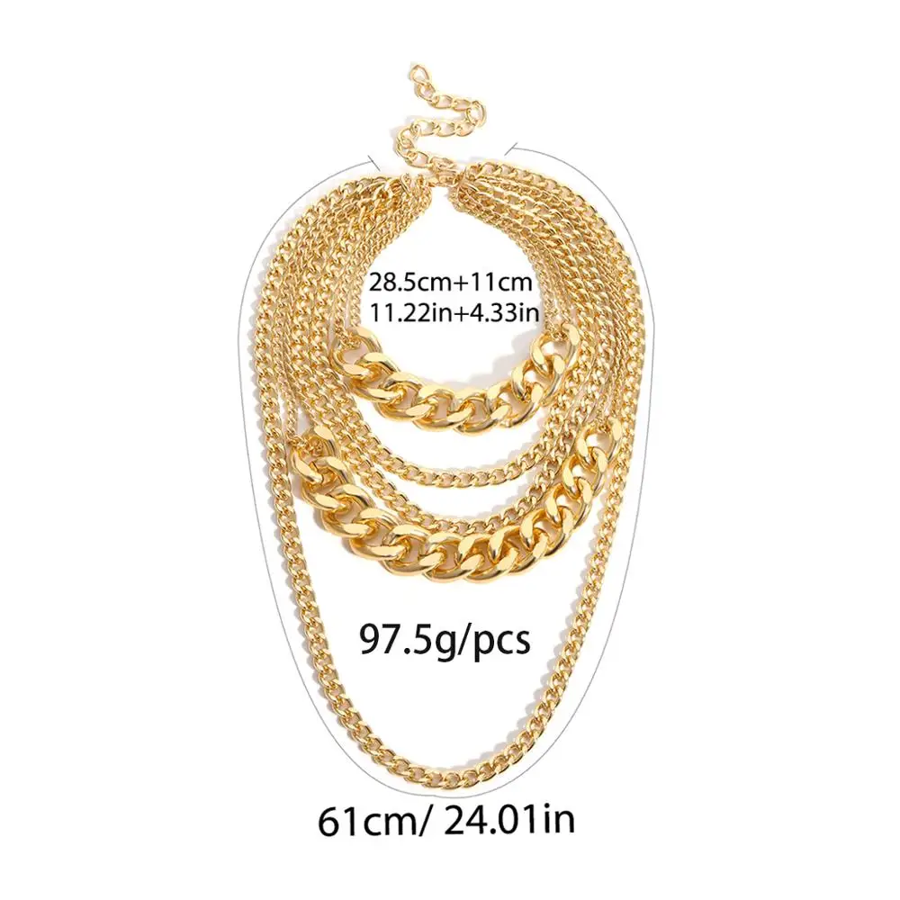 Elegant Layered Cascade Necklace