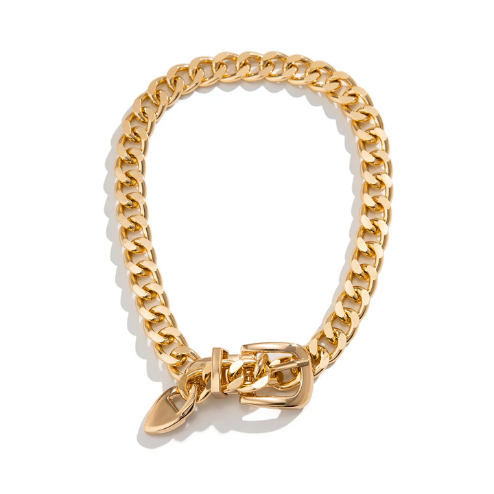 Elegant Radiance Chain Drop Necklace