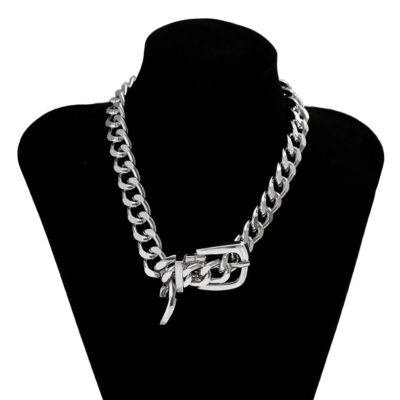 Elegant Radiance Chain Drop Necklace