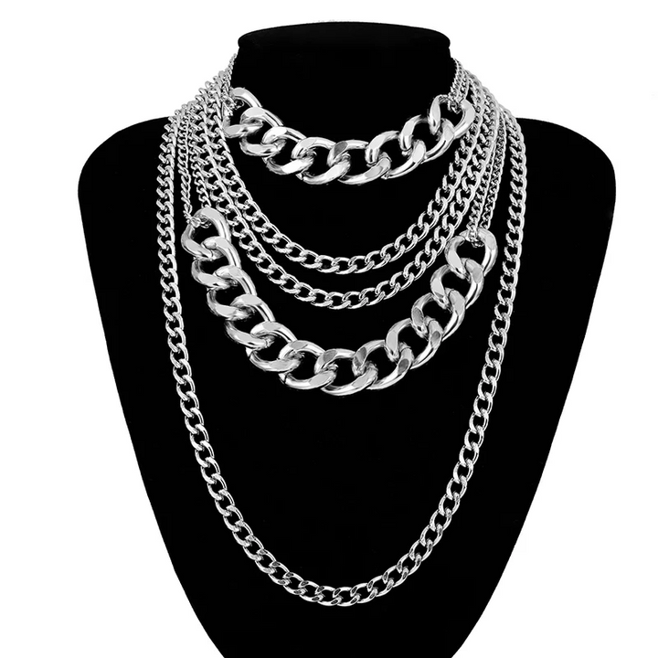 Elegant Layered Cascade Necklace