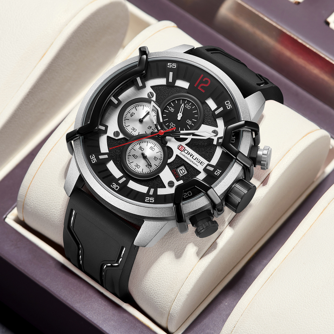 Chronomaster Helios Timepiece Black Silver