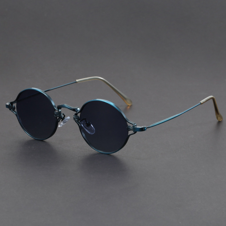 Round Retro Sunglasses for a Stylish Look Blue