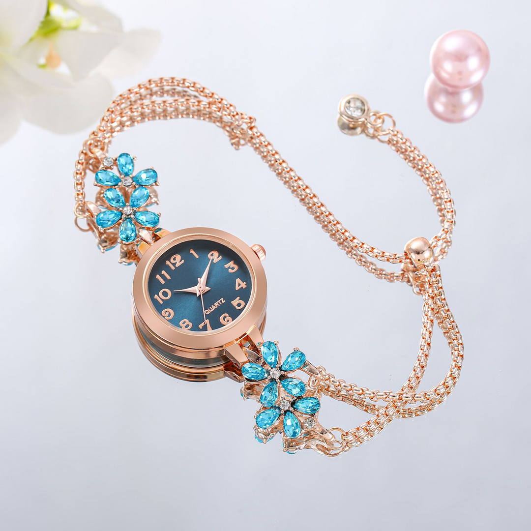 Elegant Bloom Chain Watch