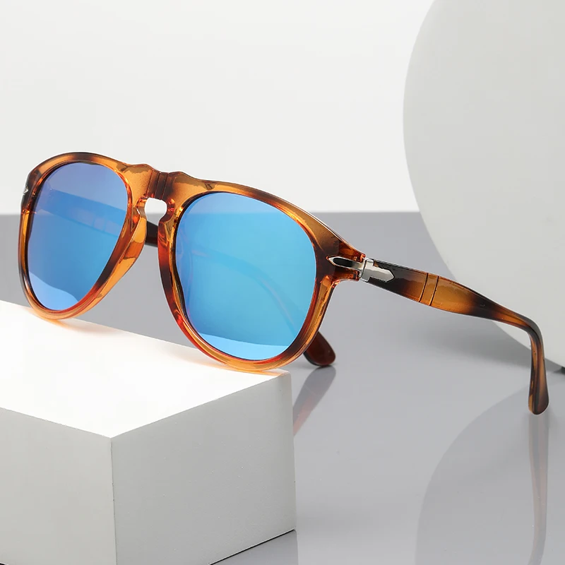 Retro Vintage Sunglasses for Timeless Style Leopard Blue
