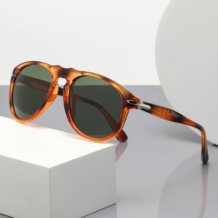 Retro Vintage Sunglasses for Timeless Style Leopard Green