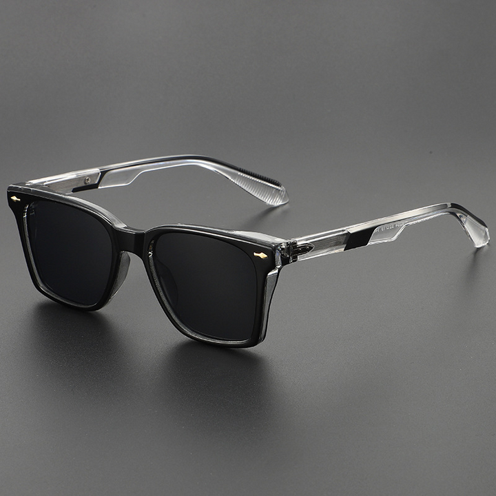 Polarized Solar Sunglasses for Ultimate UV Protection Black Silver