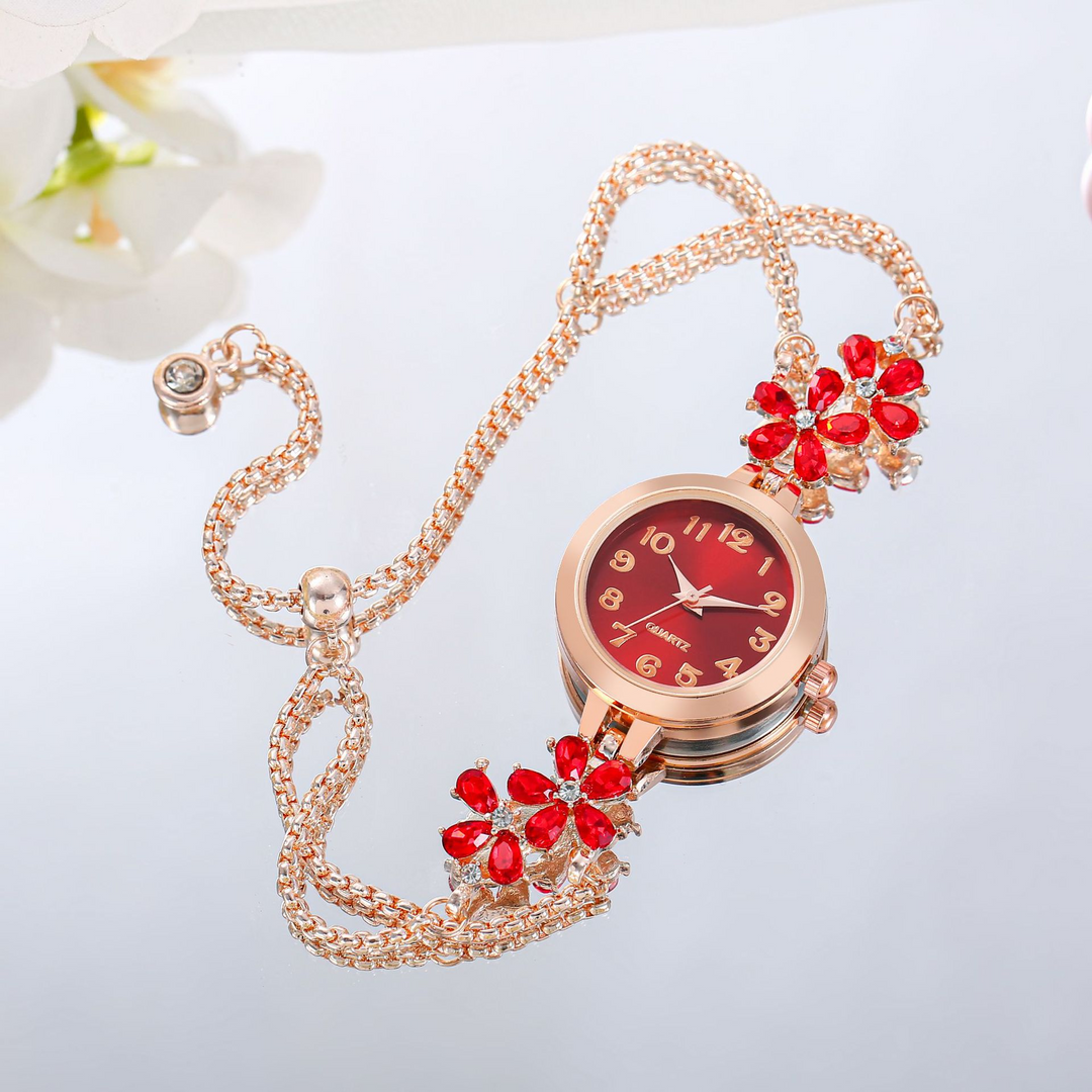 Elegant Bloom Chain Watch