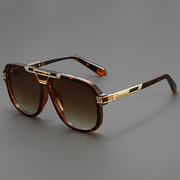 Stylish Navigator Sunglasses for Ultimate Sun Protection Leopard Brown