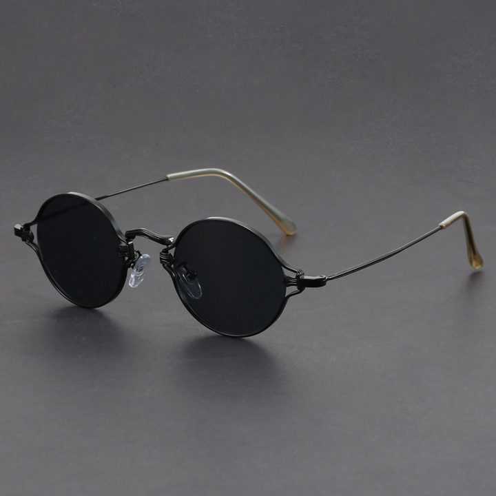 Round Retro Sunglasses for a Stylish Look Black