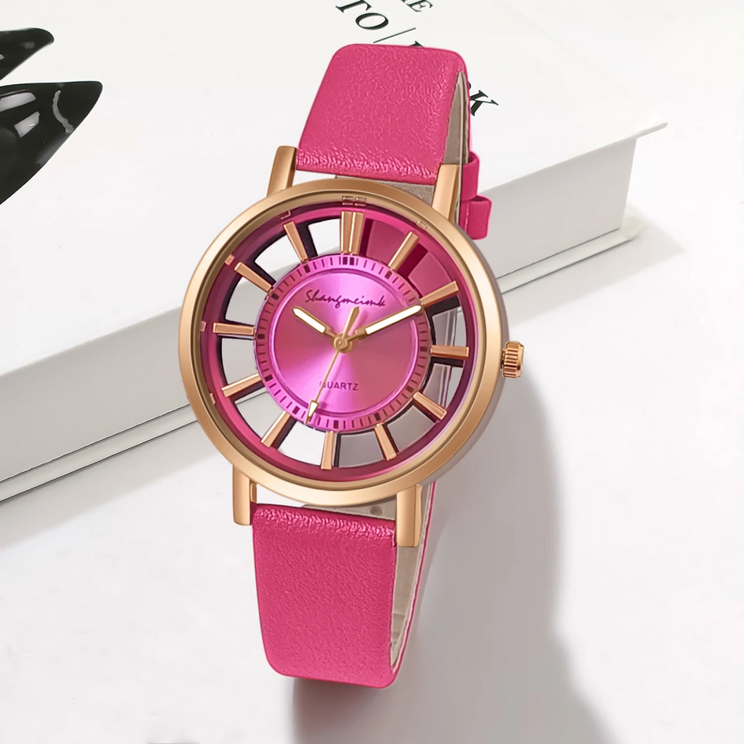 Elegant Minimalist Timepiece Pink
