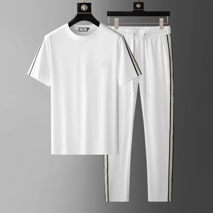 Metro Drift Jogger Set - Stylish & Comfortable Activewear White