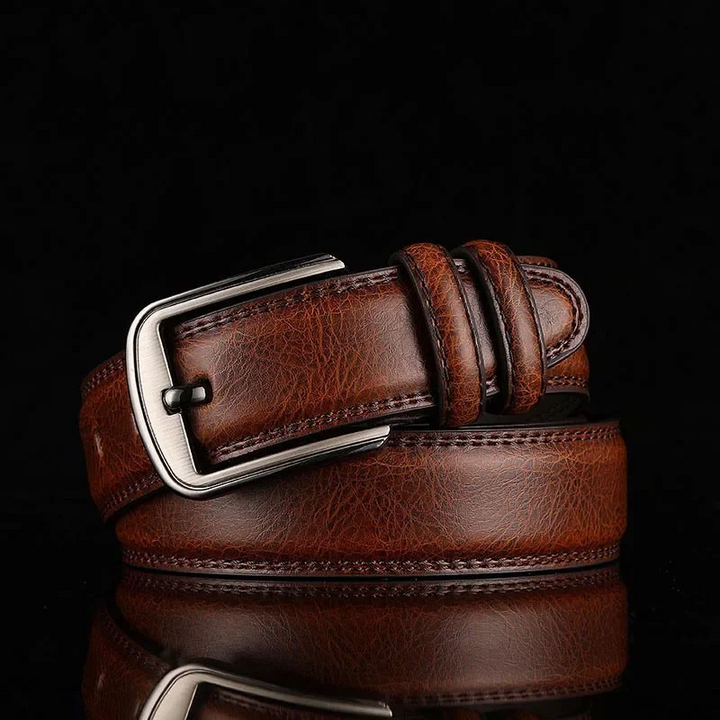 Classic Leather Belt for Timeless Style Chestnut