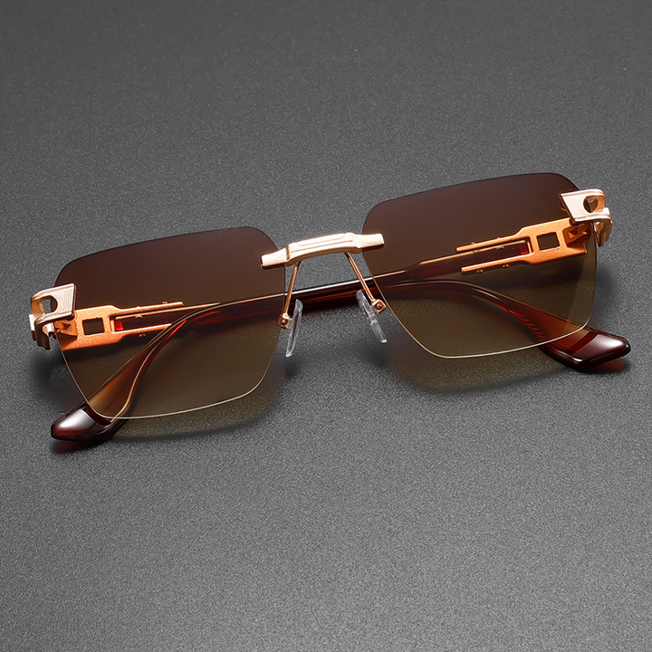 Stylish Rimless Sunglasses for Ultimate Sun Protection