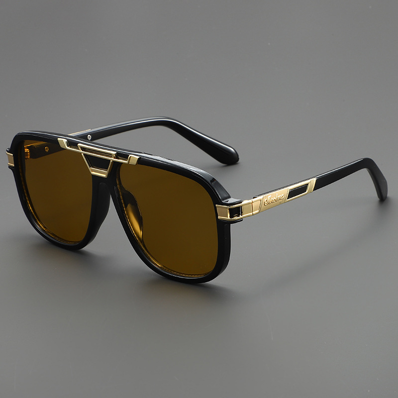 Stylish Navigator Sunglasses for Ultimate Sun Protection Black Brown
