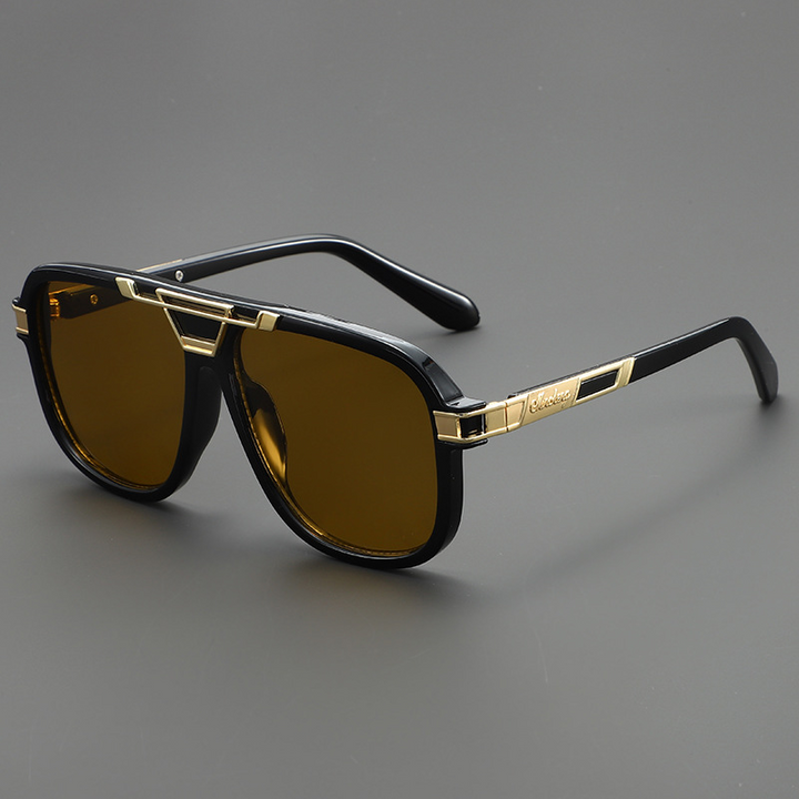 Stylish Navigator Sunglasses for Ultimate Sun Protection Black Brown