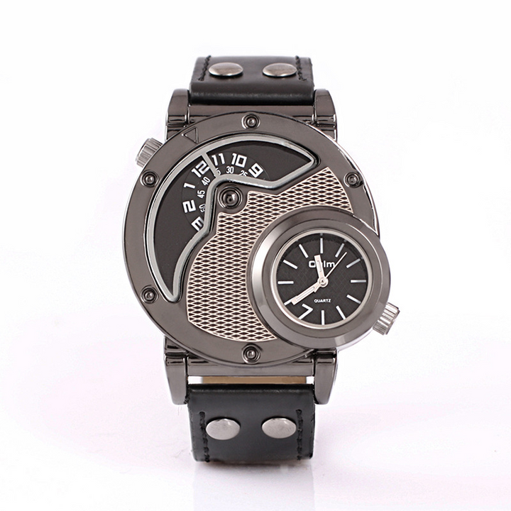 Stylish Vector Timepiece for Everyday Wear Black (Mesh)
