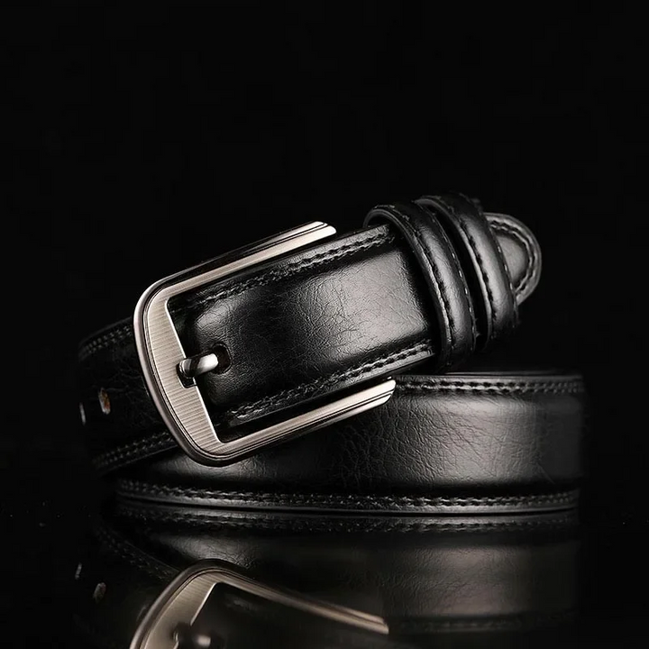 Classic Leather Belt for Timeless Style Black