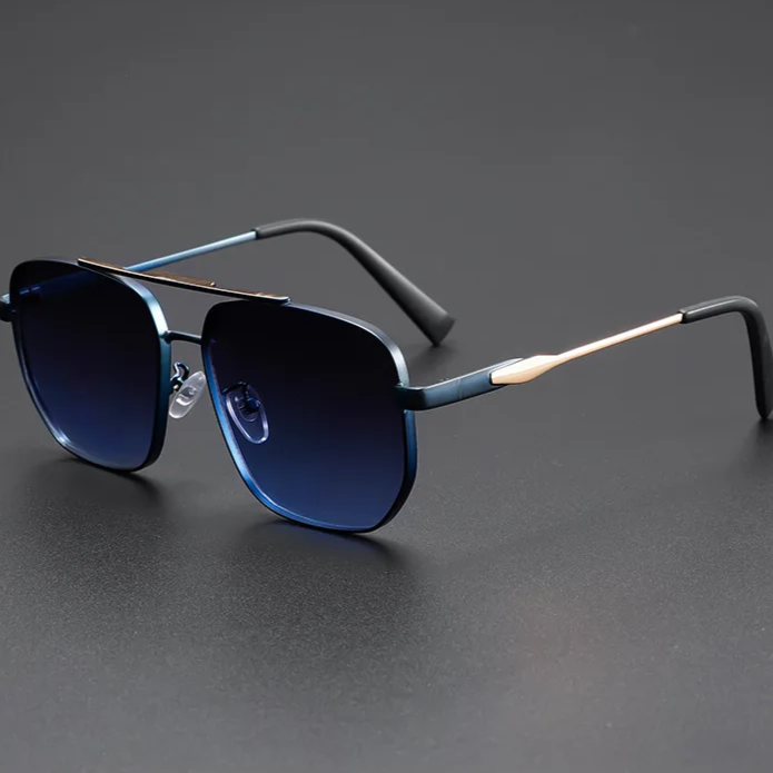Stylish Square Aviator Sunglasses for Ultimate Sun Protection Blue