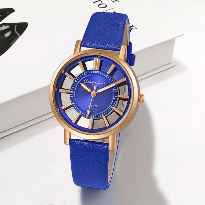 Elegant Minimalist Timepiece Blue