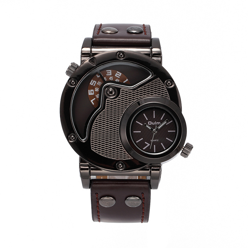 Stylish Vector Timepiece for Everyday Wear Brown (Mesh)