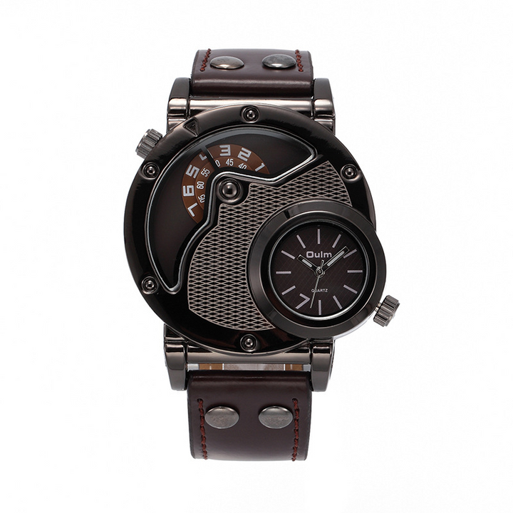 Stylish Vector Timepiece for Everyday Wear Brown (Mesh)