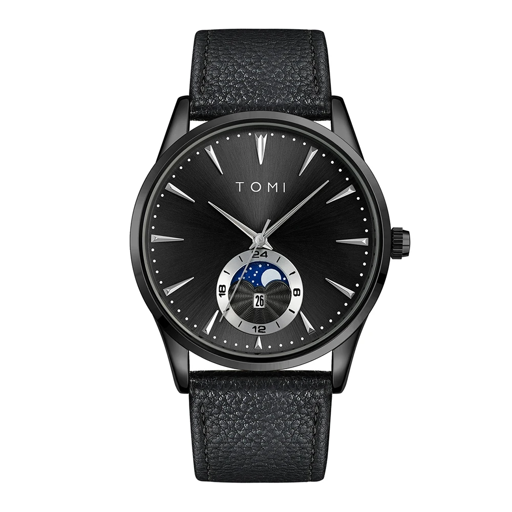 Stylish Orbital Watch for Modern Elegance Black Black
