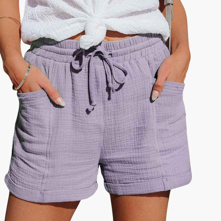 Women's Stylish Shorts Purple