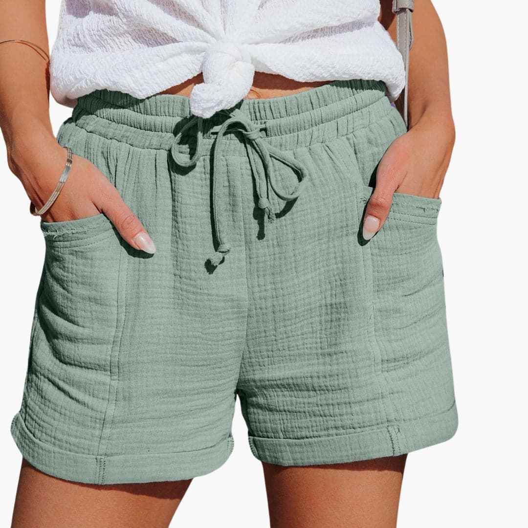 Women's Stylish Shorts Green