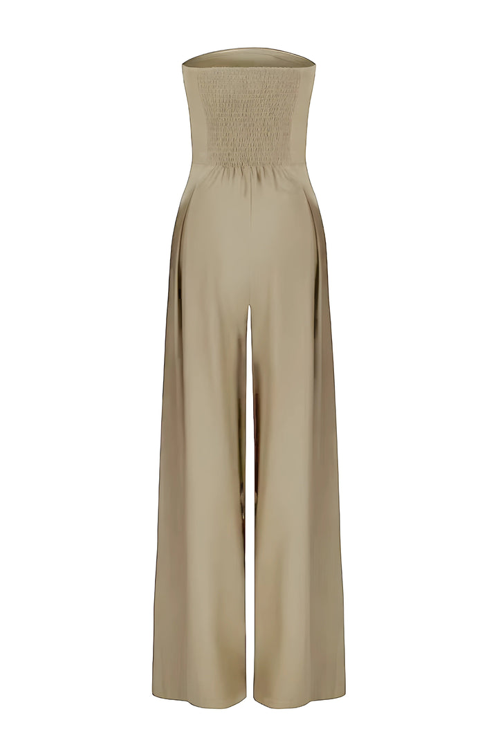 Malia | Women's Elegant Strapless Jumpsuit with Corset Design