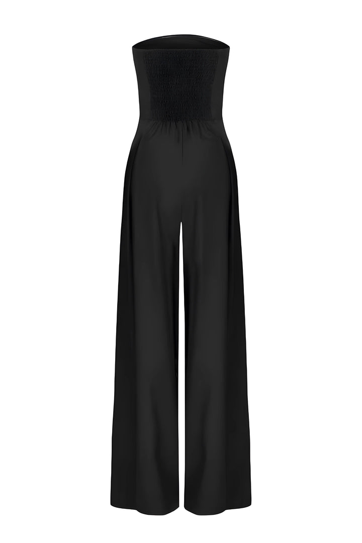 Malia | Women's Elegant Strapless Jumpsuit with Corset Design
